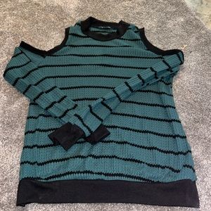 Cold Shoulder Light Sweater